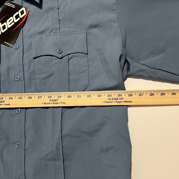 Elbeco Dutymaxx Shirt *NWT Long Sleeve Button Up Shirt Blue Men's size 18-33 - Picture 4 of 8
